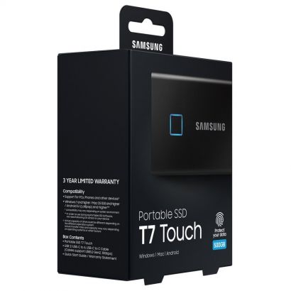 Disque Dur Externe SSD Samsung T5 (500Go, 1To) 