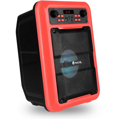 LOMINOS  Haut Parleur Sac à Dos NDR Q69 Bluetooth LED - orange
