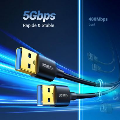 Câble UGREEN USB 3.0 Mâle A vers Micro B 1.5M (10840)