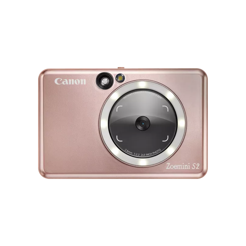 Appareil photo couleur instantané Canon Zoemini S2, Rose doré dans