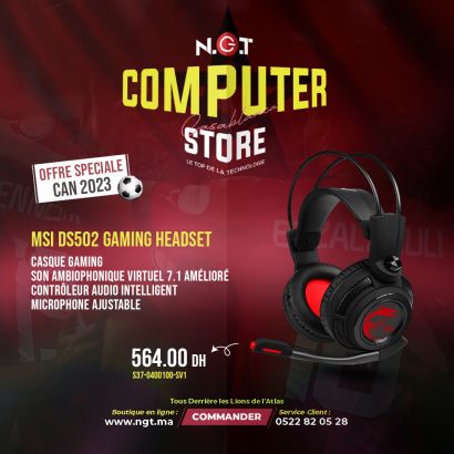 Promo CAN 2023 : MSI DS502 Casque Gaming