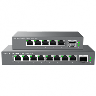 Switch réseau non géré 2.5G GRANDSTREAM 5 ports multi-Gigabit (GWN7700M)