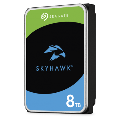 Disque dur interne vidéo Seagate Skyhawk 8 To - 3,5" - SATA - 6 Gb/s - 256 Mo (ST8000VX010)