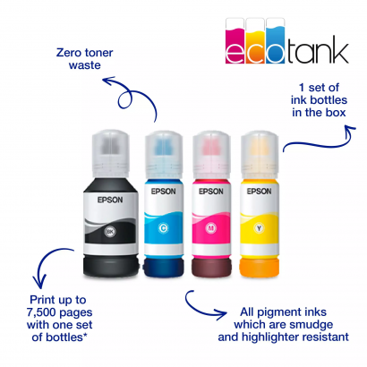 Imprimante multifonction à réservoirs rechargeables Epson EcoTank L6570 (C11CJ29403)