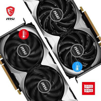 Carte Graphique MSI GeForce RTX 4060 TI VENTUS 3X 16G OC (912-V517-013)