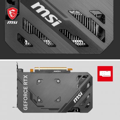 Carte Graphique MSI GeForce RTX 4060 VENTUS 2X BLACK 8G OC (912-V516-004)