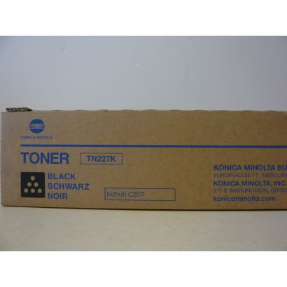 Toner Konica-Minolta TN227K Noir pour bizhub C257i (ACVH150)