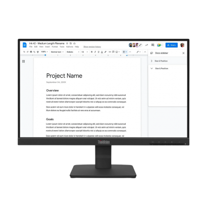 Écran Plat 22" Lenovo...
